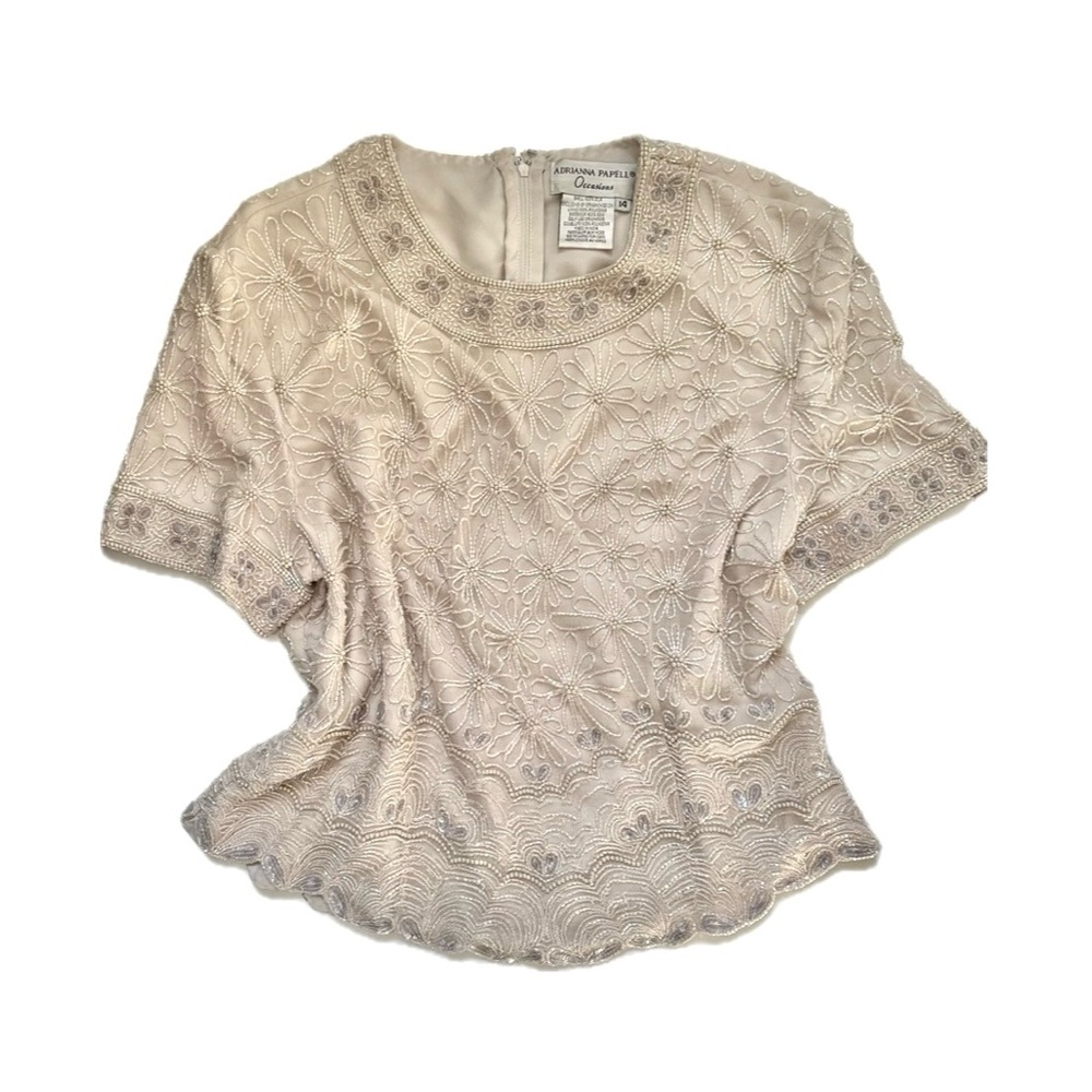Adrianna Papel Embroidered Blouse - Picture 6 of 12